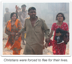 Christians were forced to flee for their lives